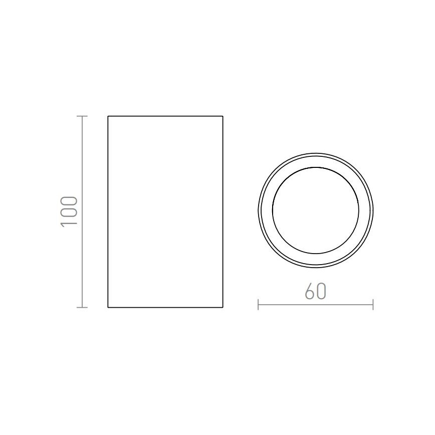 RED - Design Rendl - R12667 - Спот GAYA 1xGU10/35W/230V бял