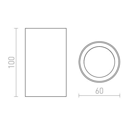 RED - Design Rendl - R12668 - Спот GAYA 1xGU10/35W/230V