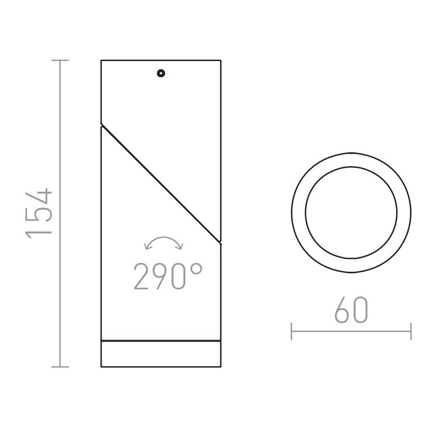 RED - Design Rendl - R12670 - Прожектор SNAZZY 1xGU10/35W/230V бял