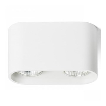 RED - Design Rendl - R12732 - Спот MANTOVA 2xGU10/35W/230V бял