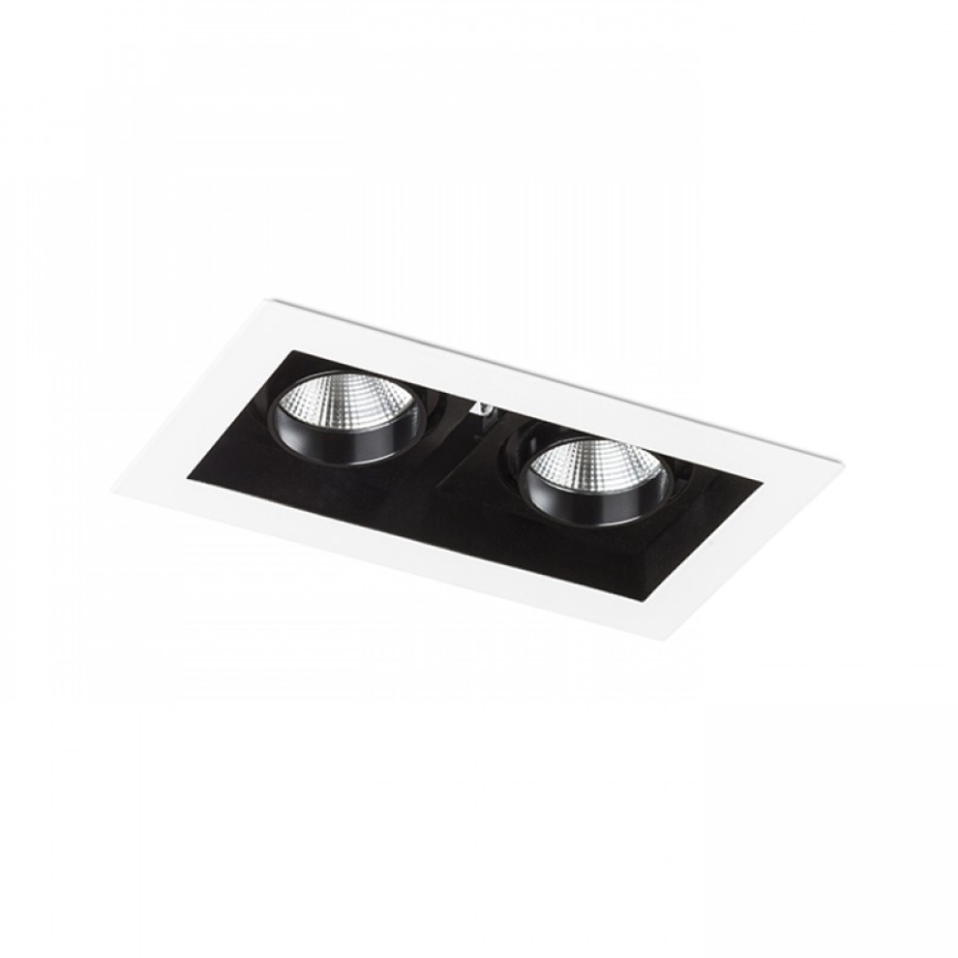 RED - Design Rendl - R12857 - LED Лампа за окачен таван BONDY 2xLED/7W/230V