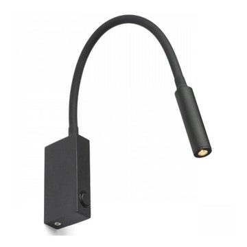 RED - Design Rendl - R12945 - LED гъвкава лампа EKE LED/3W/230V черна