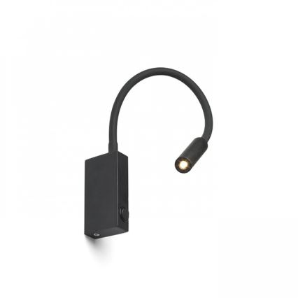 RED - Design Rendl - R12945 - LED гъвкава лампа EKE LED/3W/230V черна