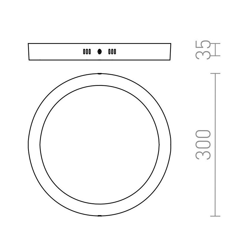 RED - Design Rendl - R12973 - LED Лампа SOCORRO LED/24W/230V