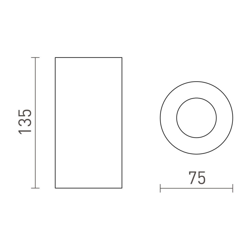 RED - Design Rendl - R13471 - Спот CANTO 1xGU10/8W/230V