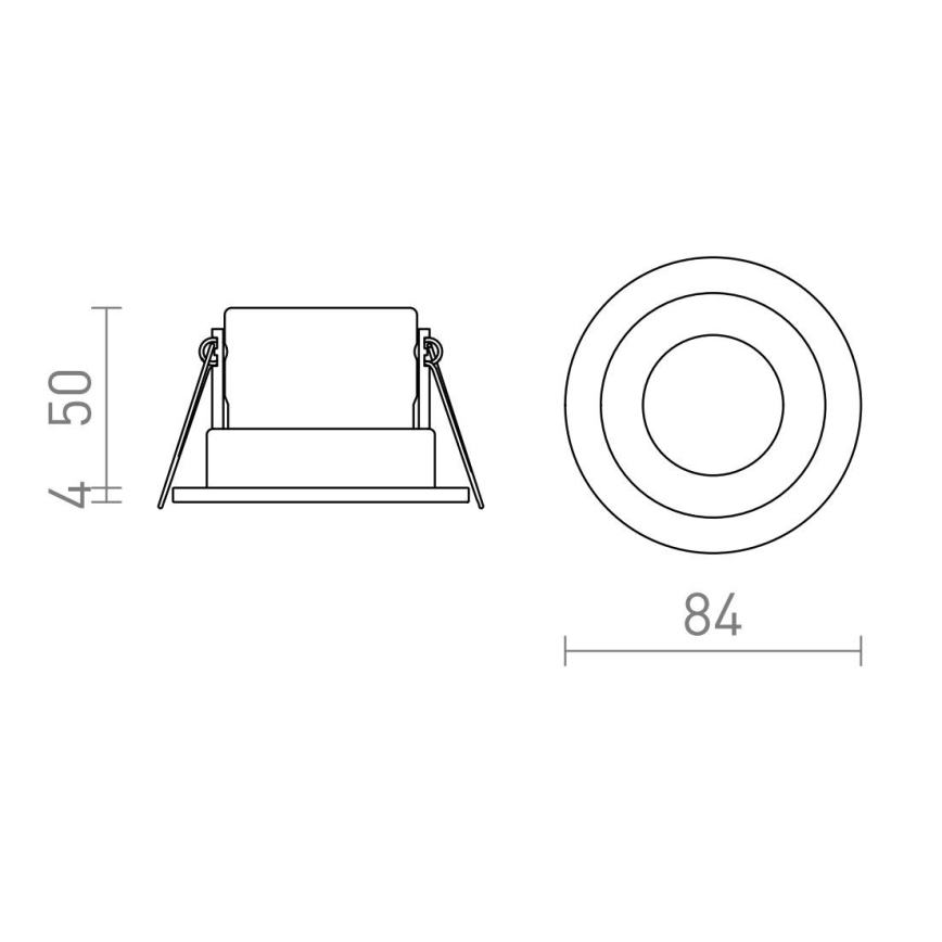 RED - Design Rendl - R13602 - LED Луничка за баня BELLA LED/11W/230V IP65