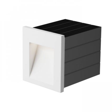 RED - Design Rendl - R12013 - LED Екстериорна лампа за вграждане TESS LED/3W/230V IP54 бяла