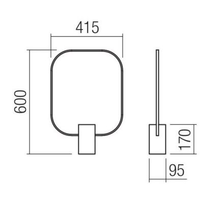 Redo 01-1226 - Димируема LED настолна лампа DOM LED/21W/230V бяла