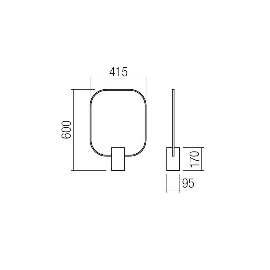 Redo 01-1226 - Димируема LED настолна лампа DOM LED/21W/230V бяла