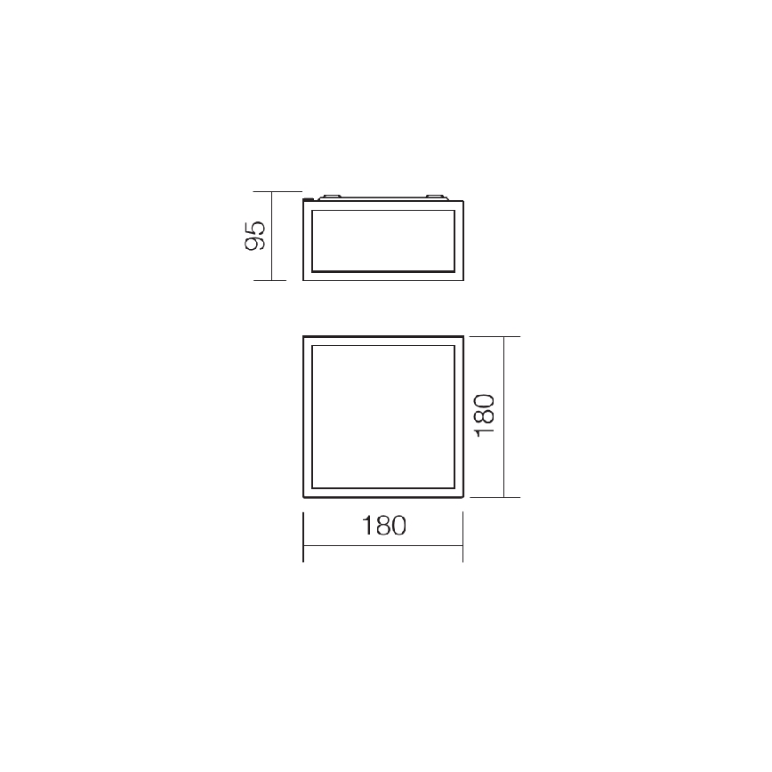 Redo 01-1236 - LED таванно осветително тяло за баня EGO LED/12W/230V IP44 лъскав хром