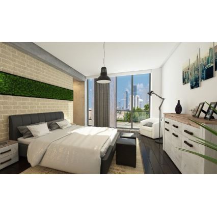 Redo 01-1281 - Полилей на кабел PEEP 1xE27/42W/230V Ø 34,5 cm черен