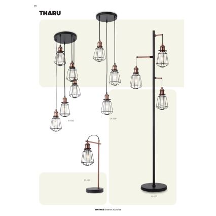 Redo 01-1301 - Полилей на въже THARU 1xE27/42W/230V