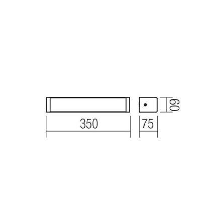 Redo 01-1423 - LED Осветление за стена за баня LEDO LED/8W/230V IP44