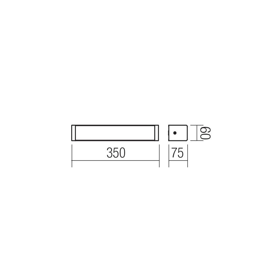 Redo 01-1423 - LED Осветление за стена за баня LEDO LED/8W/230V IP44