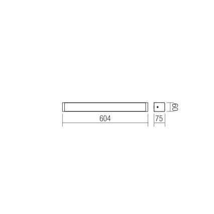 Redo 01-1424 - LED За баня Стенна лампа LEDO 1xLED/16W/230V IP44