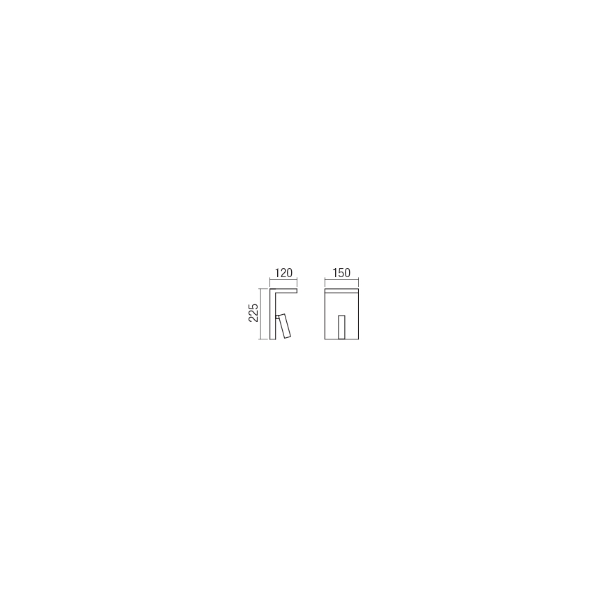 Redo 01-1499 - LED Стенен спот AGOS LED/6W/230V + LED/3,2W USB бял