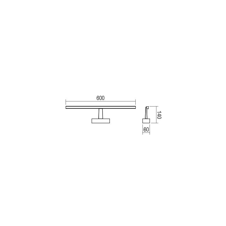 Redo 01-1673 - LED Лампа за огледало за баня NEPTUNE LED/12W/230V IP44