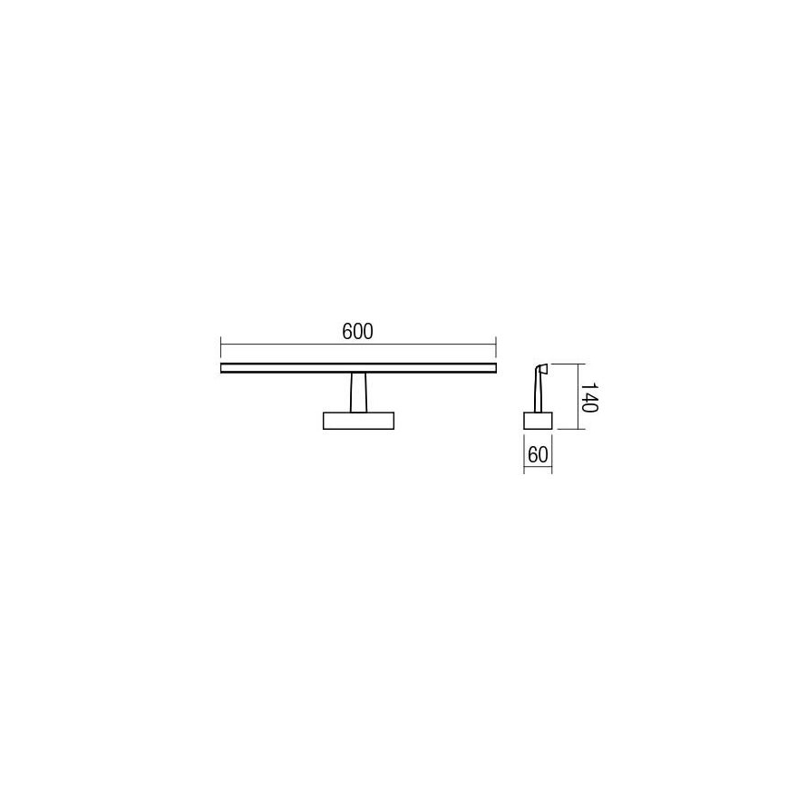 Redo 01-1674 - LED Лампа за огледало за баня NEPTUNE LED/12W/230V IP44