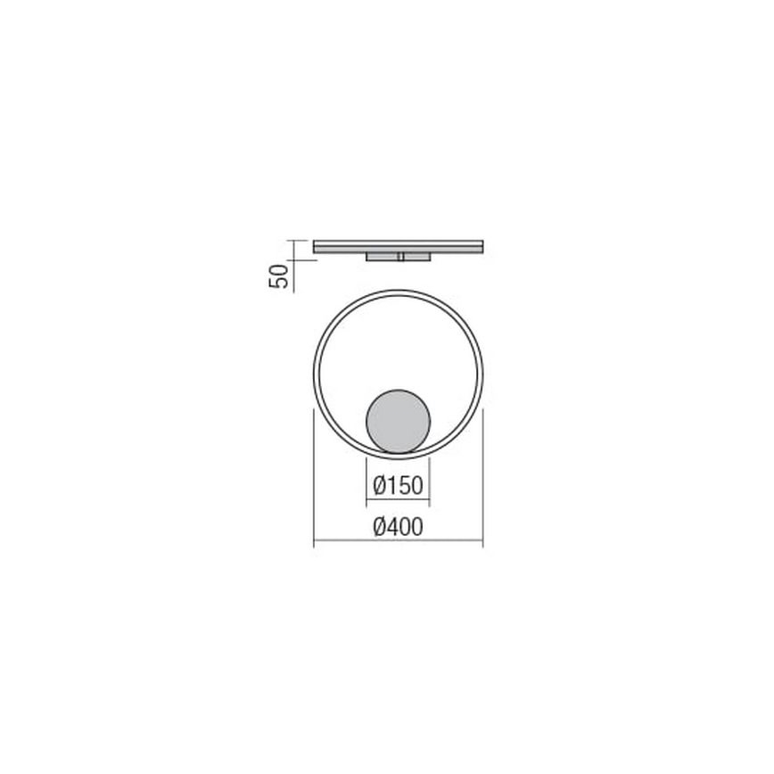 Redo 01-1699 - LED Аплик ORBIT LED/28W/230V