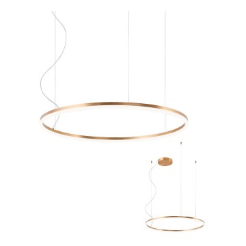 Redo 01-1713 - LED Димируем висящ полилей ORBIT LED/55W/230V бронз