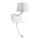 Redo 01-1807 - LED аплик с flexible малко лампа TOMO 1xE27/42W/230V + LED/3W/230V бял
