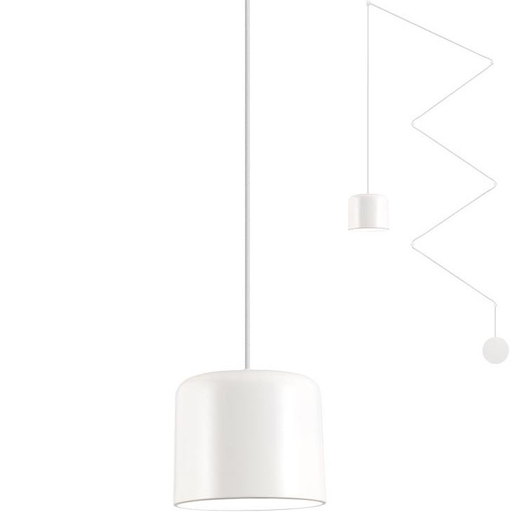 Redo 01-1821 - Пендел DODO 1xE27/15W/230V паяк бял