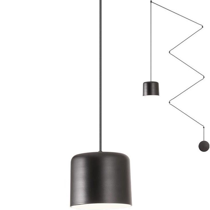 Redo 01-1822 - Пендел DODO 1xE27/15W/230V паяк черен