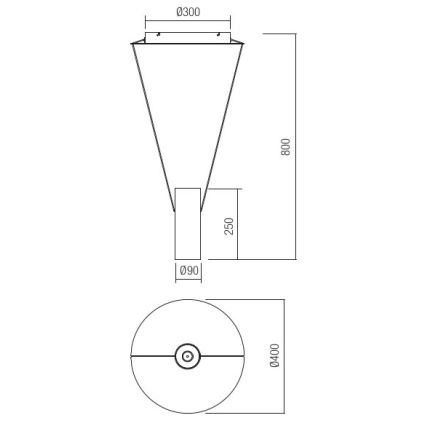 Redo 01-1970 - LED Димируем пендел ESSENCE LED/24W/230V CRI 90 3000K бял