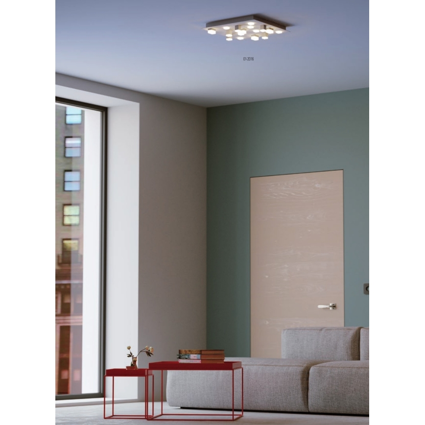 Redo 01-2016 - LED Плафониера PIXEL LED/48W/230V 3000K 45x45 см бял