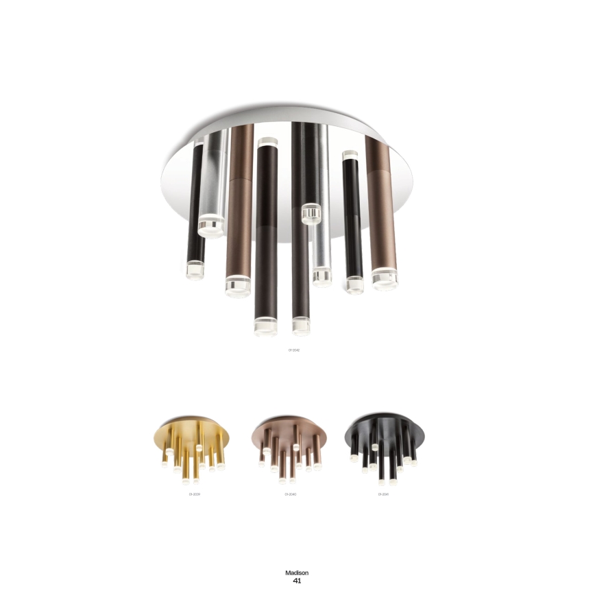 Redo 01-2039 - LED Плафониера MADISON 9xLED/4W/230V златист