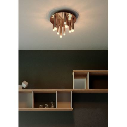 Redo 01-2040 - LED Плафониера MADISON 9xLED/4W/230V меден