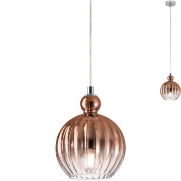 Redo 01-2064 - Пендел PLUMEN 1xE14/40W/230V Ø 15 см меден