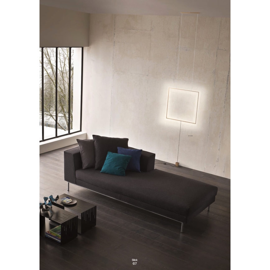 Redo 01-2134 - LED Лампион SLICK LED/28W/230V черен