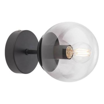 Redo 01-2175 - Стенно осветително тяло SEMIA 1xE14/28W/230V черно/опушено