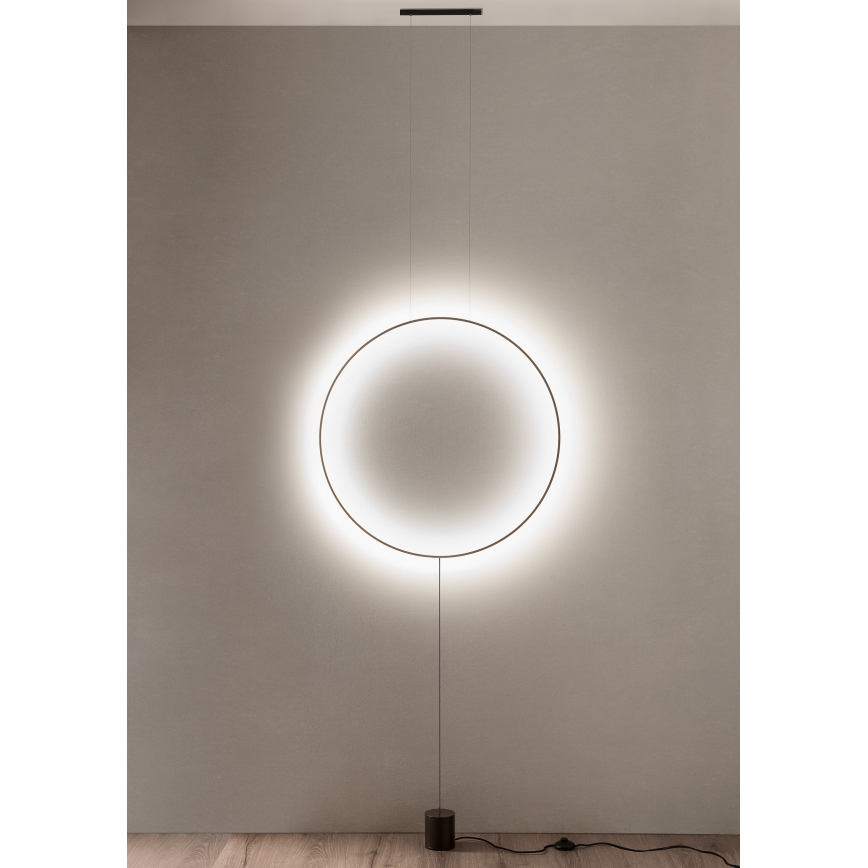 Redo 01-2197 - LED Лампион SLICK LED/19W/230V черен