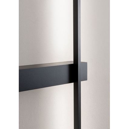 Redo 01-2201 - LED стенна лампа TANGENT LED/14W/230V 3000K 125,4 cm черна