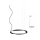 Redo 01-2204 - LED Пендел UNION LED/34W/230V CRI 90 3000K Ø 60 см черен