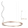 Redo 01-2206 - LED Пендел UNION LED/50W/230V CRI 90 3000K Ø 90 см златист