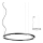 Redo 01-2207 - LED Пендел UNION LED/50W/230V CRI 90 3000K Ø 90 см черен