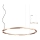 Redo 01-2209 - LED Пендел UNION LED/68W/230V CRI 90 3000K Ø 120 см златист