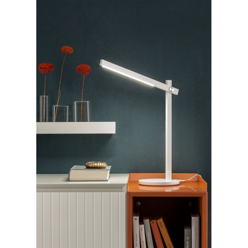 Redo 01-2212 - LED Димируема сензорна настолна лампа OMEO LED/5,5W/230V 3000/4500/6500K бял