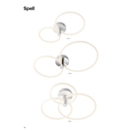 Redo 01-2221 - LED Димируемо таванно осветително тяло SPELL LED/32W/230V бяло