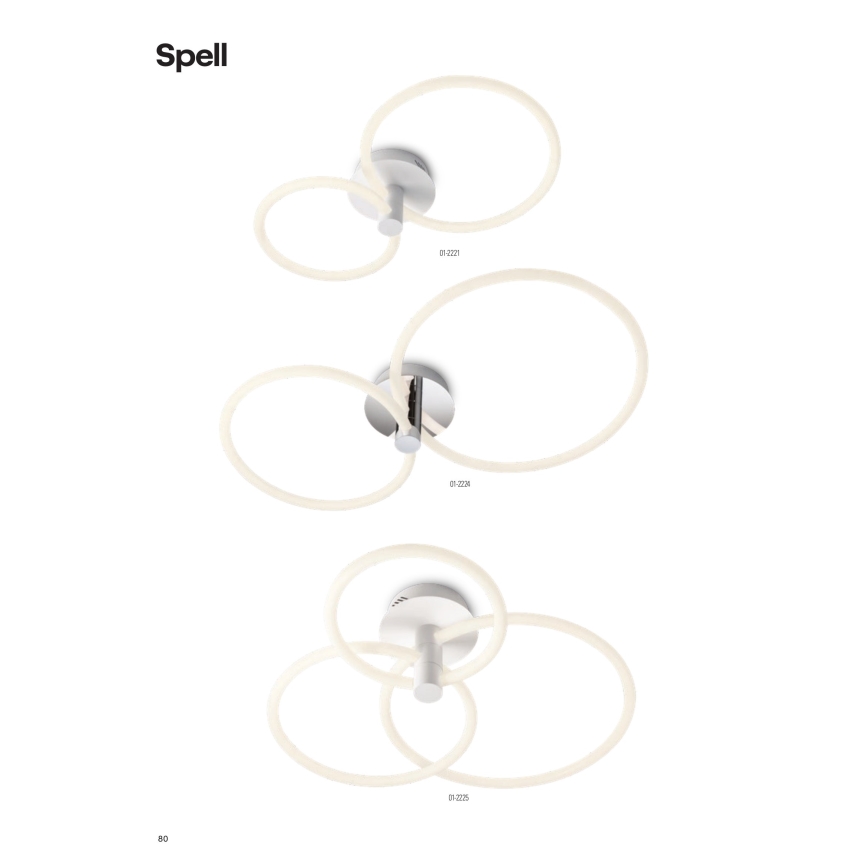 Redo 01-2221 - LED Димируемо таванно осветително тяло SPELL LED/32W/230V бяло