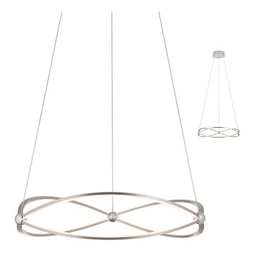 Redo 01-2251 - LED Димируем пендел QUARK LED/43W/230V 3000K Ø 60 см матов хром