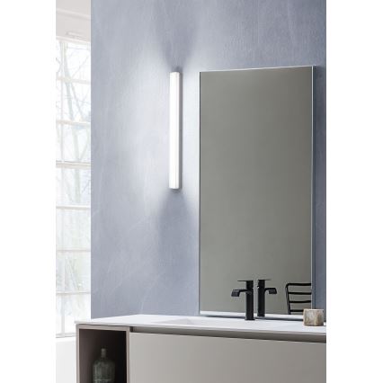 Redo 01-2330 - TASK осветено огледало за баня LED/18W/230V 90 см CRI 90 IP44 блестящ хром