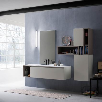 Redo 01-2331 - LED огледало за баня с осветление TASK LED/24W/230V 120 cm CRI 90 IP44 лъскав хром