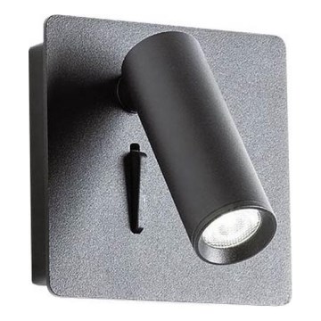 Redo 01-2340 - LED Стенен спот TOMIX LED/3,2W/230V черен