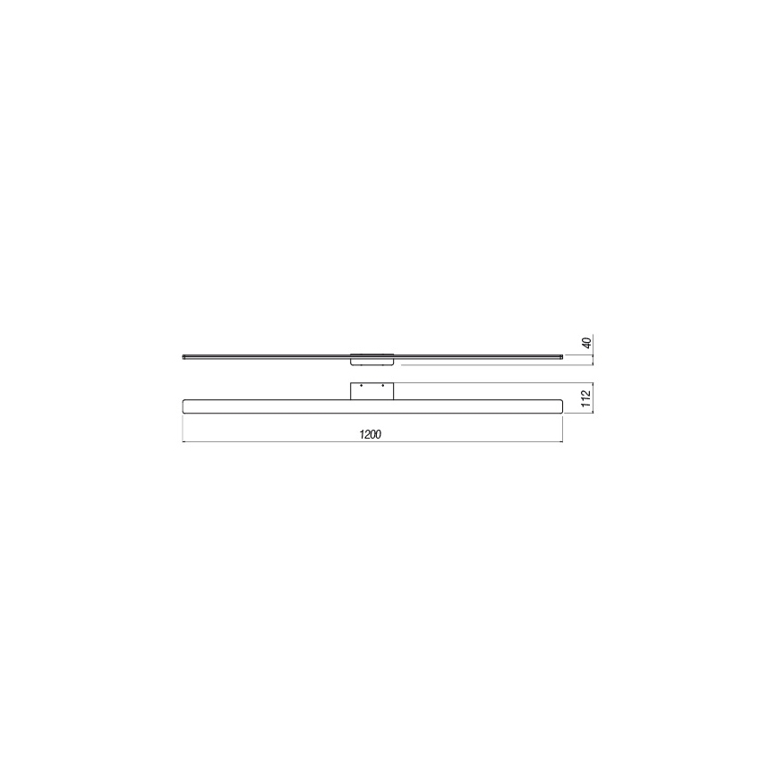 Redo 01-2511 - LED Лампа за огледало в баня BARRIO LED/34,32W/230V 120 см CRI 90 IP44 бял