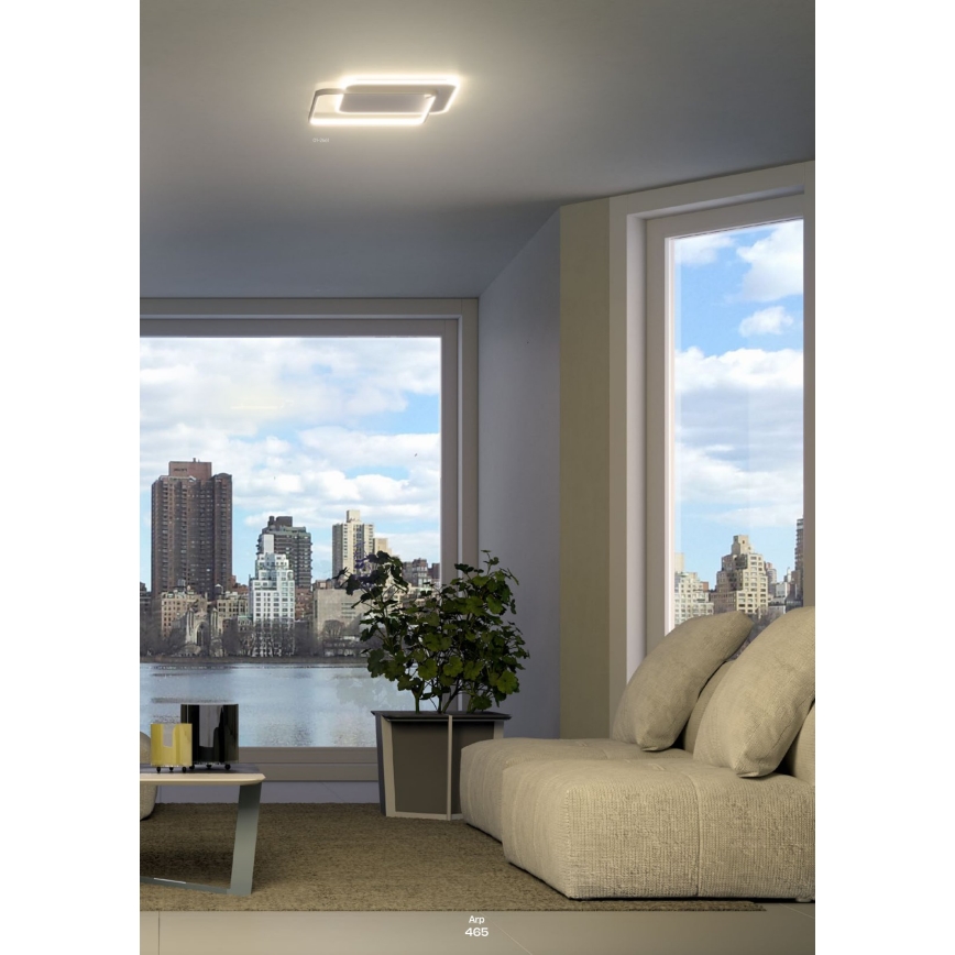 Redo 01-2662 - LED Плафониера ARP LED/55W/230V черен