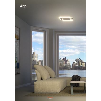 Redo 01-2662 - LED Плафониера ARP LED/55W/230V черен